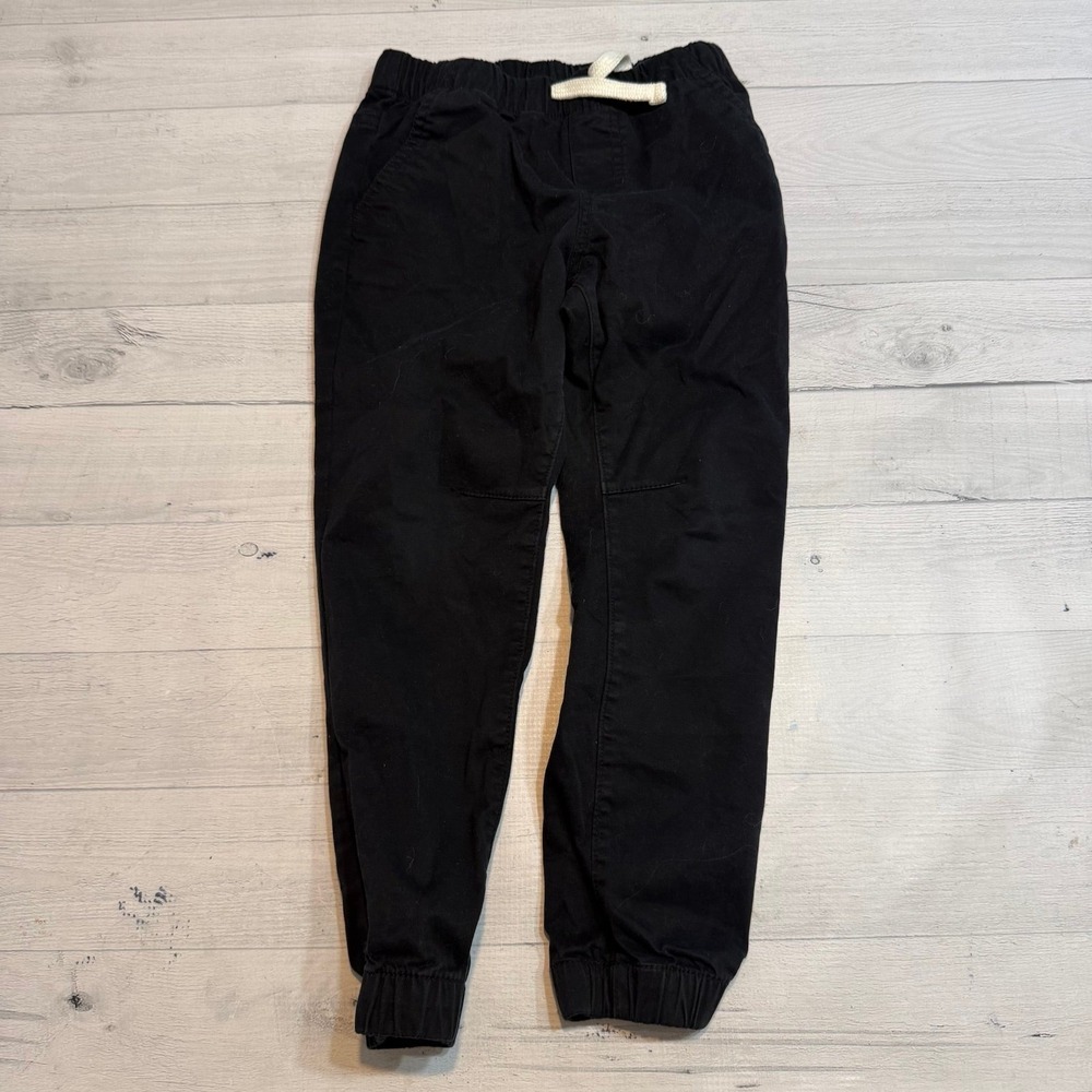 Cat & Jack Toddler Boys' Woven Pull-On Jogger Pants black 5T